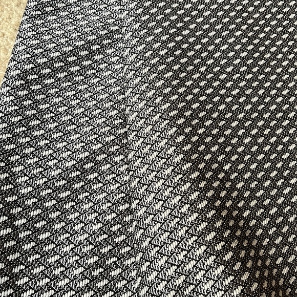 Theory Women's Trekana Circuit Knit Jacquard Silver Fit & Flare Mini Dress Sz 2 - Picture 6 of 14